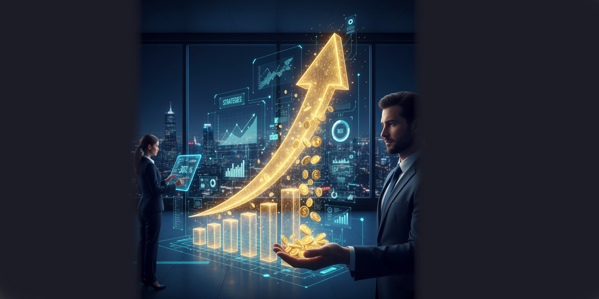 We measure our success by the return on investment (ROI) we generate for OUR CLIENTS, ensuring each strategy translates into real profits